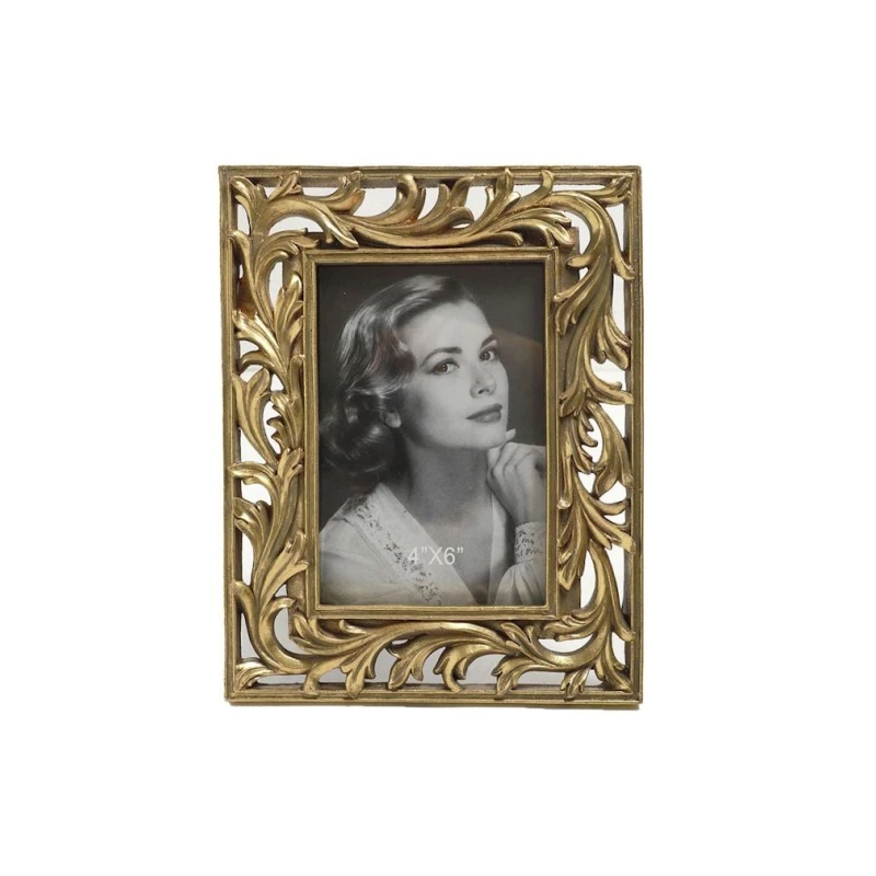 Foto çərçivə Hom-me 106406, 4x6 sm, qızılı Foto çərçivə Hom-me 106406, 4x6 sm, qızılı