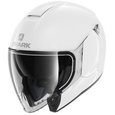 Motosikl dəbilqəsi Shark Citycruiser Blank HE1920EWHU, ölçü M, ağ