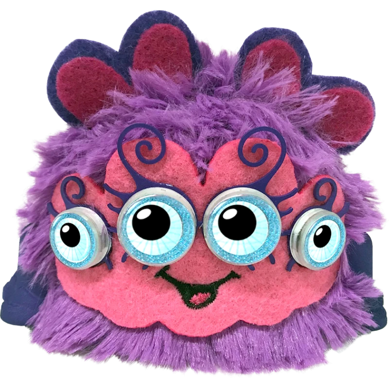 İnteraktiv yumşaq oyuncaq Top Secret Toys 4 Eyed Friendzies, 4 yaşdan, məhsul çesiddə