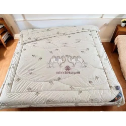 Yorğan Luxe Cotton Lu-xe-000630, 200x220 см, двуспальный, зимнее, бежевый