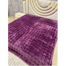 Pled-örtük MiraNova LQ-101, 210×230 sm, bambuk, bənövşəyi