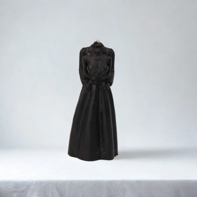 Свеча Свадебная Ritual-555592, воск, черная Свеча Свадебная Ritual-555592, воск, черная