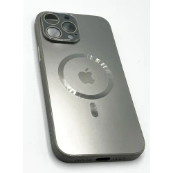 Çexol Apple iPhone 14 Pro Max üçün with MagSafe Silver Grey