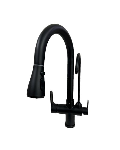 Qarışdırıcı kran mətbəx üçün KFQB-003 Qara