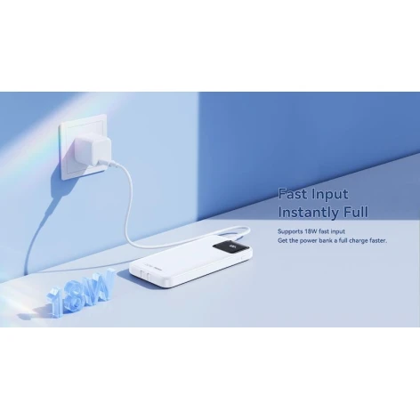 Универсальная батарея Remax RPP-500 10000mAh with 20w + 22.5w White