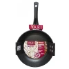 Сковородка Vari Классическая каменная EVKB-30128, алюминий, черная, 28 см