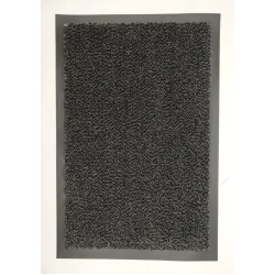 Коврик придверный Mars, 40x60 см, полипропилен, антрацит Коврик придверный Mars, 40x60 см, полипропилен, антрацит