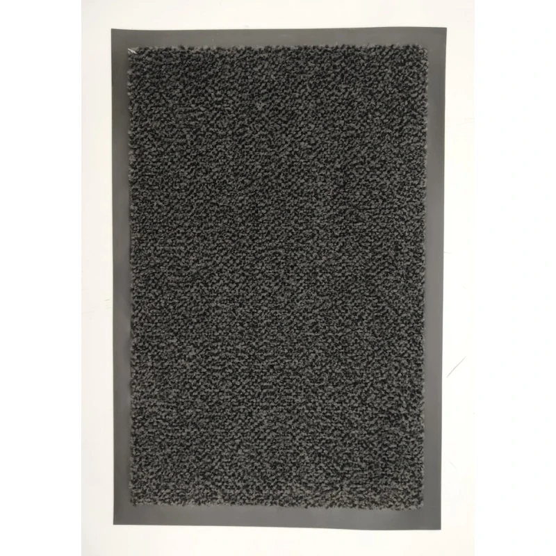 Коврик придверный Mars, 40x60 см, полипропилен, антрацит Коврик придверный Mars, 40x60 см, полипропилен, антрацит
