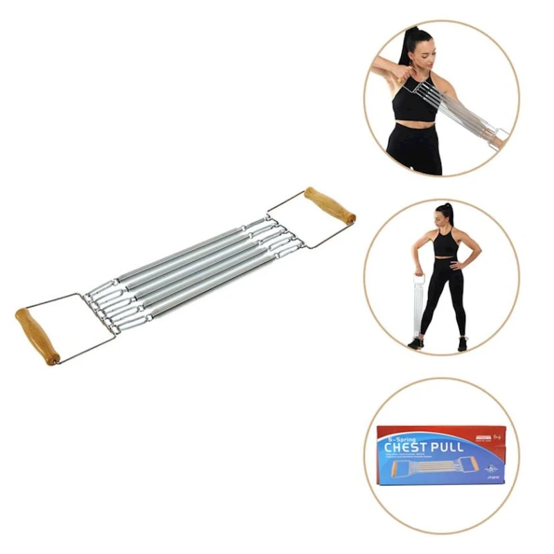 Yaylı sinə genişləndiricisi Chest Pull, gümüşü