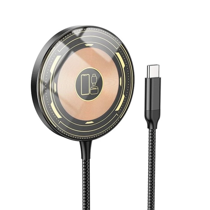 Беспроводное зарядное устройство Hoco CW45 Black Беспроводное зарядное устройство Hoco CW45 Black