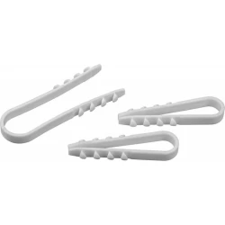 Дюбель-хомуты Navigator NCU-11-18-55-50/WH, 50шт