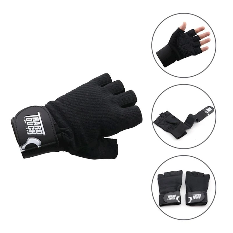 Перчатки для фитнеса Hard Touch 392980525, черные