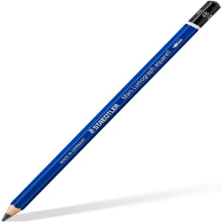 Карандаш графитовый Staedtler Lumograph, 8B, синий
