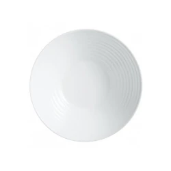 Миска Porcelaire SF-195, стеклокерамика, белая, 20 см
