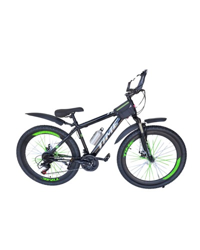 Dağ velosipedi Time TME2602YSL, qara/yaşıl