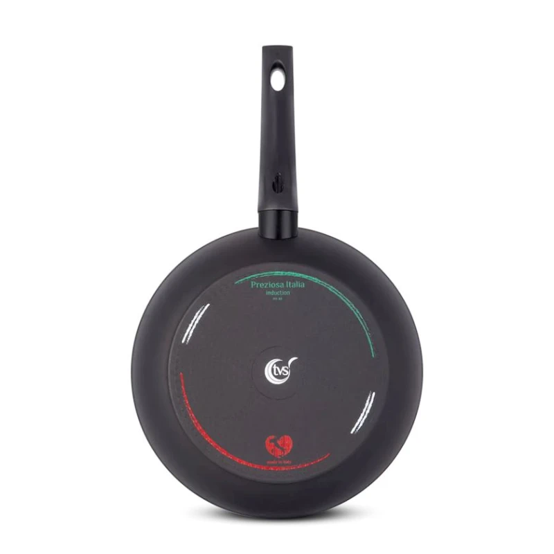 Сковородка TVS Preziosa Italia, 30 см, алюминий, черный Сковородка TVS Preziosa Italia, 30 см, алюминий, черный