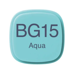 Маркер Copic Classic, BG15, Aqua, двусторонний, голубой