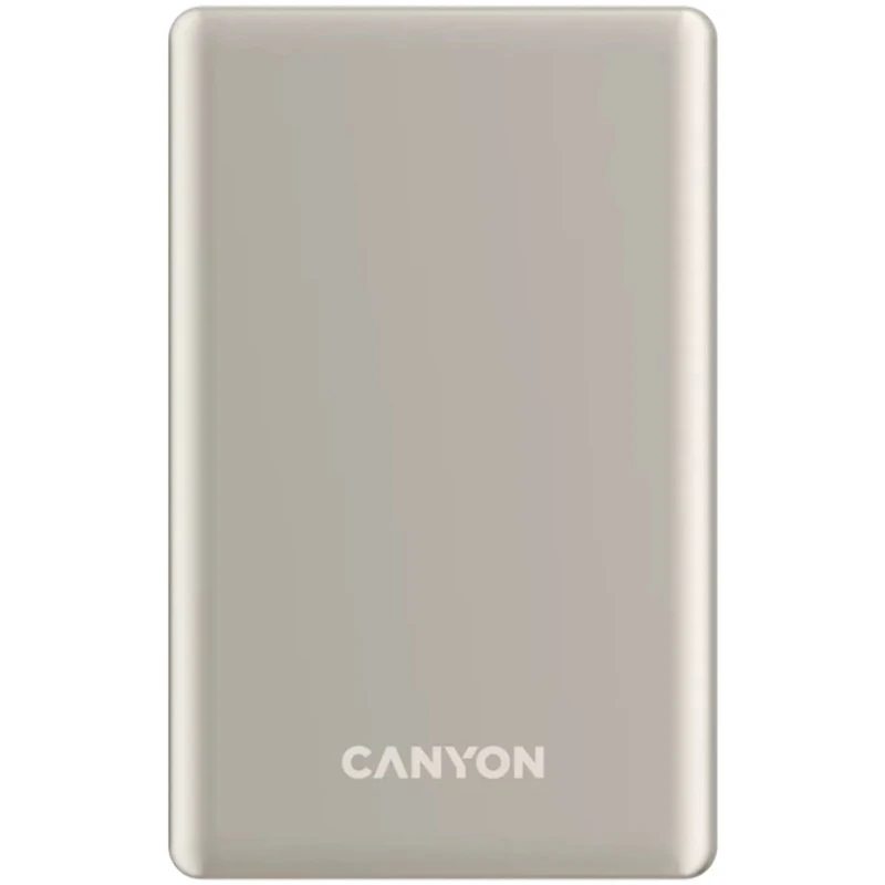 Внешний аккумулятор Canyon OnPower 505 Slim Magsafe 5000mAh PD20W Beige Внешний аккумулятор Canyon OnPower 505 Slim Magsafe 5000mAh PD20W Beige