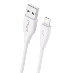 Кабель Celebrat CB-31 A-M USB to Lightning, 1 м, White