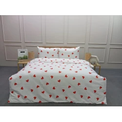 Комплект постельного белья Class SHA-00006525, двуспальный, белый, простыня 220x240 см, пододеяльник 200x220 см, наволочка 50x70 см (2 шт)