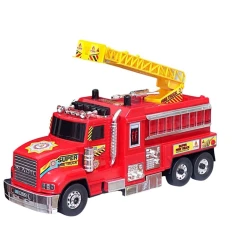 Yanğın maşını Dorj Toy Fire Fighter, 19x51 sm, plastik, rəngbərəng