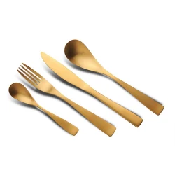 Набор столовых приборов CS Kochsysteme Bocholt Gold, на 6 персон, 24 предмета, нержавеющая сталь, золотистый