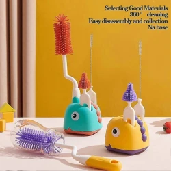 Набор щеток для чистки бутылочек и пустышек SF000002P, разноцветный, 3 шт