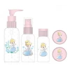 Дорожный набор бутылок для косметических средств Miniso Disney Princess Cinderella 5 предметов Дорожный набор бутылок для косметических средств Miniso Disney Princess Cinderella 5 предметов