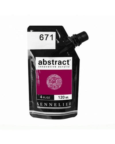 Akril boya Sennelier Abstract 671 Deep Magenta, bənövşəyi, 120 ml