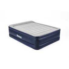 İkinəfərli hava ilə doldurulan çarpayı Bestway 67690, göy, 152x203x61 sm