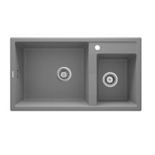 Mətbəx çanağı Deante Eridan S20B, qranit, boz, 88x50x20 sm