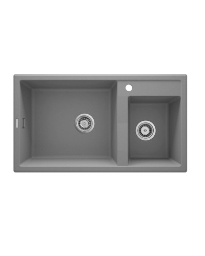 Mətbəx çanağı Deante Eridan S20B, qranit, boz, 88x50x20 sm