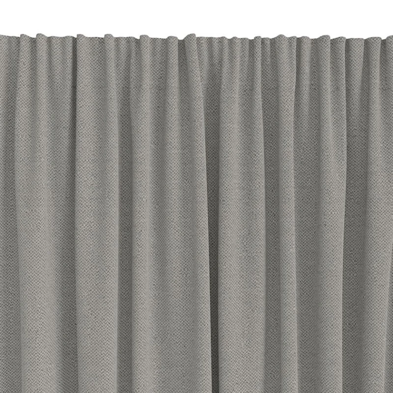 Штора JYSK SAVALEN 5086042, 140x245 см, полиэстер, серый