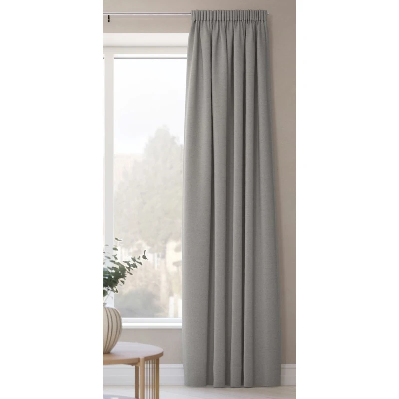 Штора JYSK SAVALEN 5086042, 140x245 см, полиэстер, серый