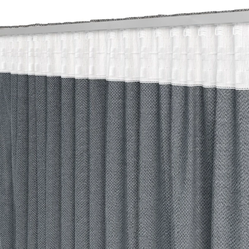 Штора JYSK SAVALEN 5086042, 140x245 см, полиэстер, серый