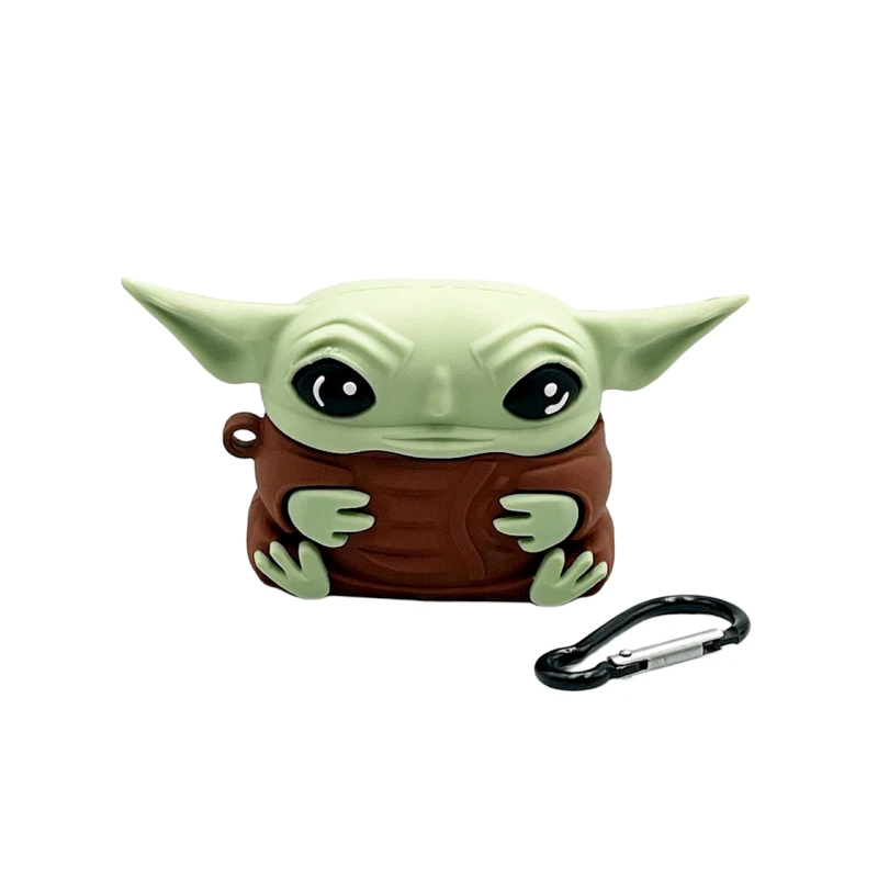 Qulaqlıq üçün çexol Yoda Apple AirPods Pro 2 üçün, Qəhvəyi/Yaşıl