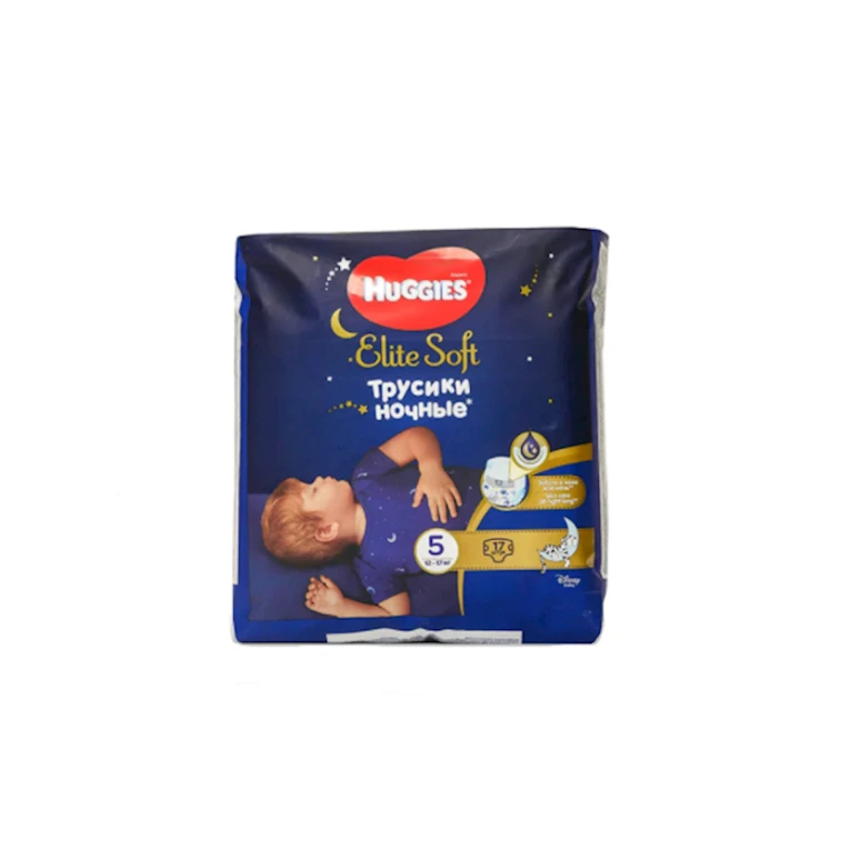 Трусики-подгузники Huggies Elite Soft Overnites 5 17 шт