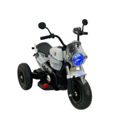 Uşaq elektrik motosikli SMR666, ağ, 2 motor, səs effekti, ksenon faralar, 35-45 kq - smr666