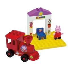 Konstruktor BIG Peppa Pig Dayanacaq ilə qatar 57072, 15 hissə, 1.5-5 yaş