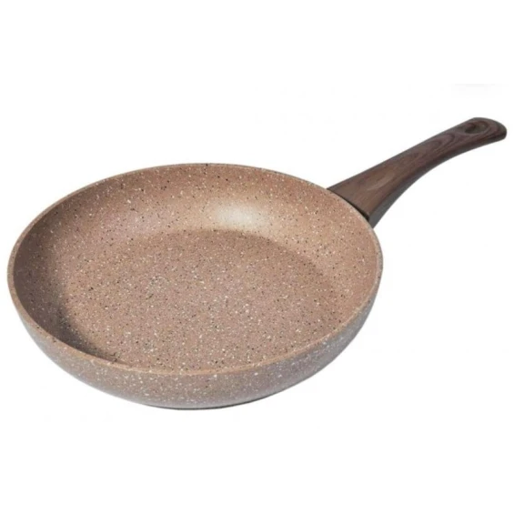 Сковородка Cena, гранит, кремовая, 32 см