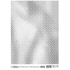 Dekupaj üçün düyü kağızı Cadence Metal Leaf Rice Paper Background Silver 021