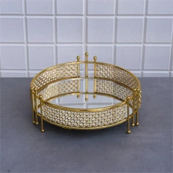 Органайзер Sweet Home 00004452, металл, золотистый, 25 см