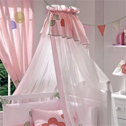 Навес для детской кроватки Chicco Garden Mosquito Net (Paris), 180х500, розовый