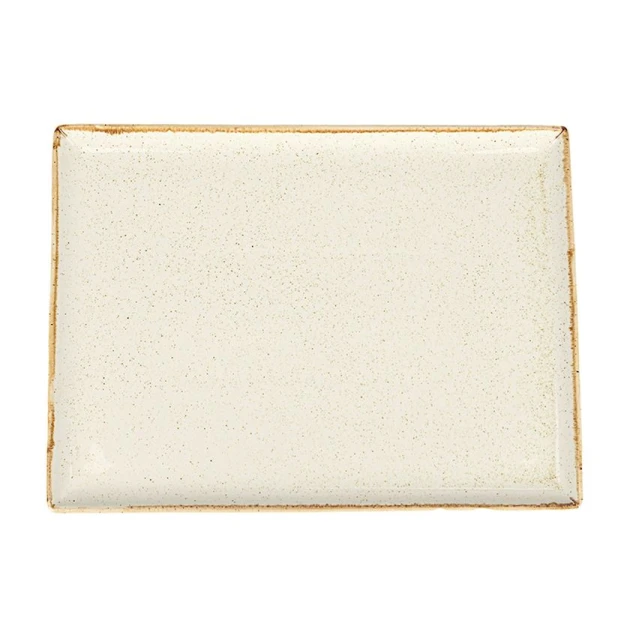 Boşqab Porland Seasons, farfor, bej, 26x35 sm