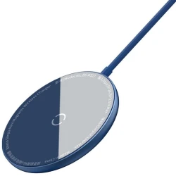 Беспроводное зарядное устройство Baseus Simple Mini Magnetic Wireless Charger 15 W, Синий