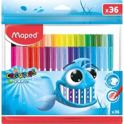 Набор фломастеров Maped Color'Peps Ocean, 36 цветов Набор фломастеров Maped Color'Peps Ocean, 36 цветов