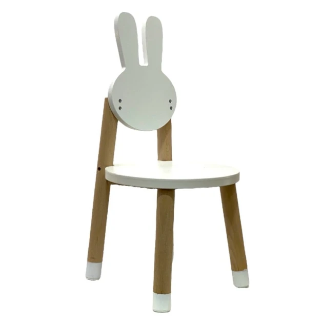 Детский стул M5205, дерево, 26x30x50 см, белый