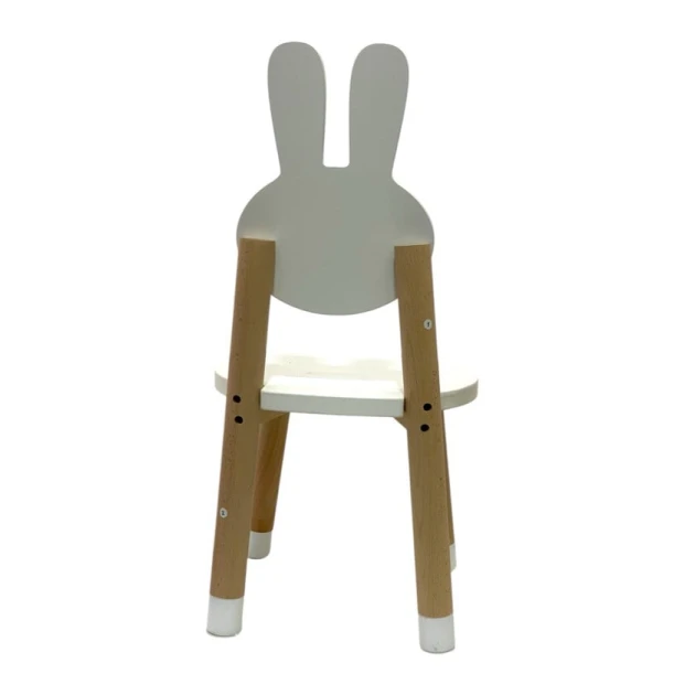 Детский стул M5205, дерево, 26x30x50 см, белый