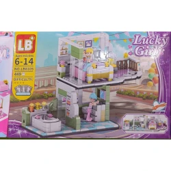 Конструктор Lucky Girl KR09, 449 деталей, 6-14 лет Конструктор Lucky Girl KR09, 449 деталей, 6-14 лет