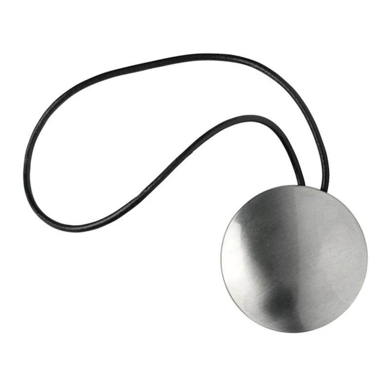 Держатель для штор JYSK Dryna, 1 шт, 22 см, алюминий/натуральная кожа, серебристый Держатель для штор JYSK Dryna, 1 шт, 22 см, алюминий/натуральная кожа, серебристый